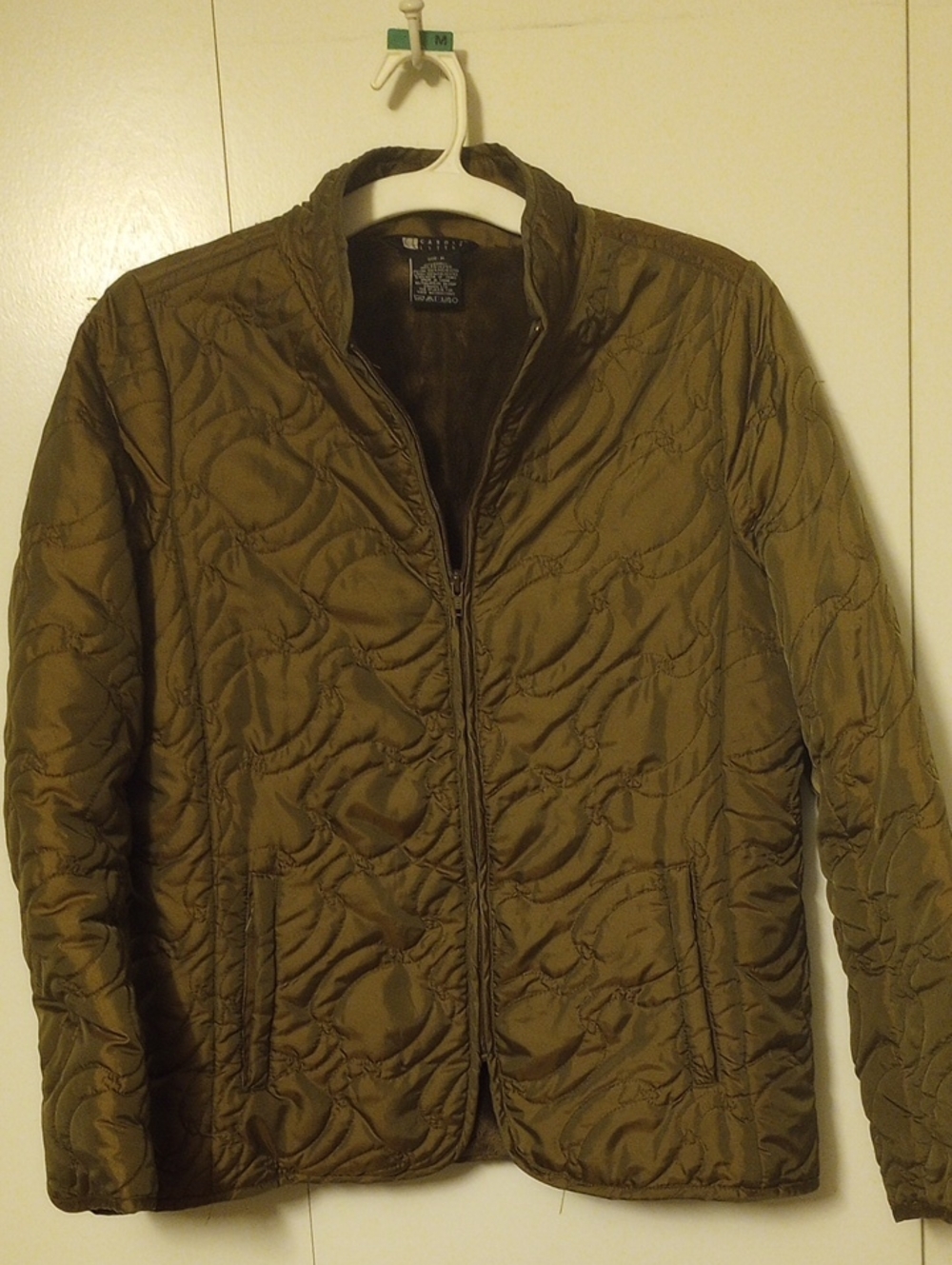 Carol Little Quilted Zip Jacket Faux Fur Lined